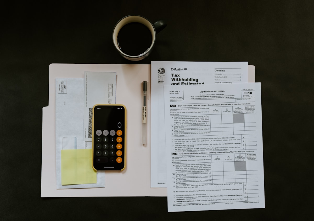 Property tax calculation documents and keys